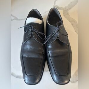 Men’s ECCO black leather dress shoes size 12